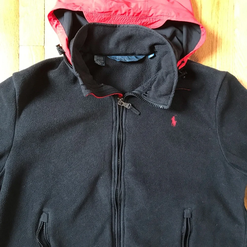 Polo by Ralph Lauren Black Fleece Full Zip Jacket XXL